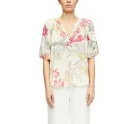 comma - Bluse beige|mehrfarbig - Gr. - 34
