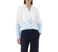 Bluse blau|weiß 38