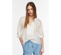 Comma Blouses White Größe: 40 | Longsleeves Outlet | Damen | Weiß
