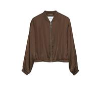 Comma Indoor-Jacke Blousonjacke aus Satin Violett Größe 40