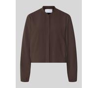 COMMA Blouson mit Viskose-Anteil in Dunkelbraun, Größe 40