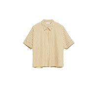 Comma Strukturierte Streifenbluse im Oversize Fit
