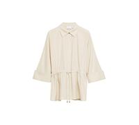 COMMA Relaxed Fit Bluse aus Lyocell-Mix mit 3/4-Arm in Sand, Größe S