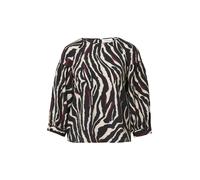 comma - Bluse beige|schwarz - Gr. - 38