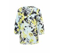 Bluse blau|mehrfarbig 36