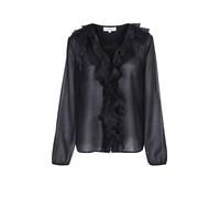 Comma Lyocell-Bluse mit Volants