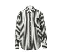 comma - Bluse braun|weiß - Gr. - 42