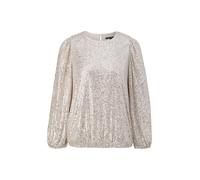 comma Damen 2139363 Bluse, 80L1 Creme, 36