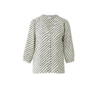 comma - Bluse creme|schwarz - Gr. - 34