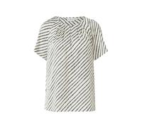 comma - Bluse creme|schwarz - Gr. - 34