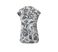 Bluse blau|weiß|schwarz 36