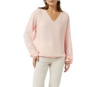 Comma Bluse in Crêpe-Optik mit gerafftem Saum