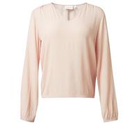 Comma Bluse in Crêpe-Optik mit gerafftem Saum