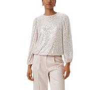 Comma Bluse mit Pailletten