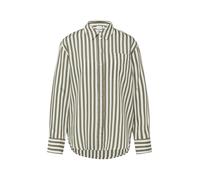 comma - Bluse olive|weiß - Gr. - 40