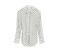 comma - Bluse weiß|braun - Gr. - 44