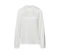 Comma Satinierte Bluse mit Raffung