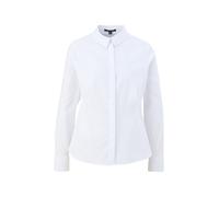 Comma Bluse aus Baumwollstretch Damen Weiß Größe 44