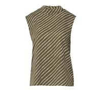 Chiffon-Bluse mit subtilem Schulterpolster weiß|olive 46
