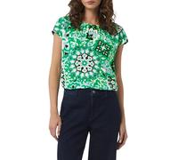 Comma Blusenshirt im Fabricmix mit Abstrakter Musterung