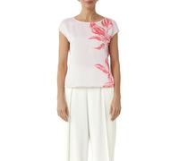 Comma Blusenshirt im Fabricmix mit floralem Print