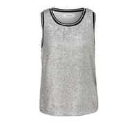 Comma Blusentop mit Pailletten