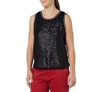 Comma Blusentop mit Pailletten