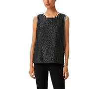 Comma Blusentop mit Pailletten