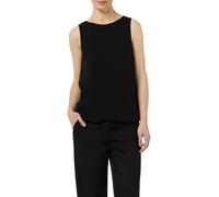 comma Blusentop in unifarbenem Design in Black, Größe 34