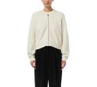 Comma Bouclé-Strickblouson aus Baumwollmix mit Raglanärmeln