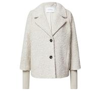 Comma Boucléjacke mit Rippbündchen und Reverskragen