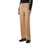 Comma Business-Hose Straight Leg Twillstruktur Damen Braun Größe 42