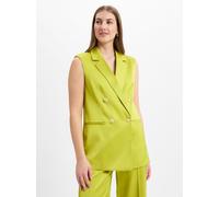 comma Lange Satin-Weste im Relaxed Fit kiwigrün 42