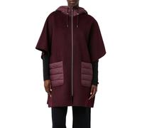 COMMA Cape - Poncho dunkelrot | S