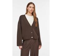 comma - Strickjacke braun - Gr. - 38