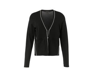 comma - Cardigan mit aufgesetzten Taschen schwarz - Gr. - 36