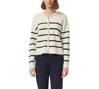 Strickjacke creme|schwarz 38