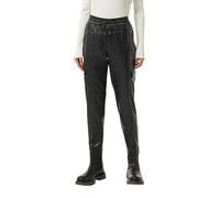 Cargohose aus Lederimitat schwarz 44