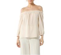 Comma Carmen-Bluse aus Lyocellmix mit elastischem Ausschnitt