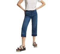 comma Casual Identity Damen Regular Fit: Jeans mit Cropped Leg Blue 34