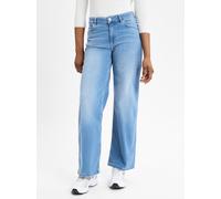 Comma Jeans Blue Denim – Wide Leg, elastisch – Damen Blau Größe 42