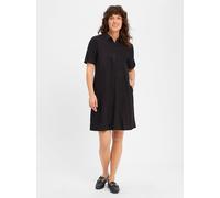 comma casual identity Kleid mit Leinenanteil Damen schwarz, 40