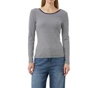 comma casual identity Langarmshirt Damen schwarz, 44