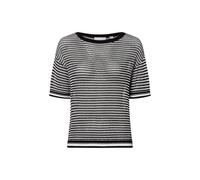 comma casual identity Strickshirt Damen Baumwolle schwarz, 34