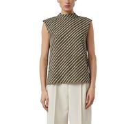 Comma Chiffon-Bluse mit subtilem Schulterpolster
