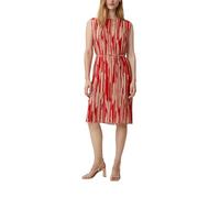 Comma Chiffonkleid mit Plisseefalten