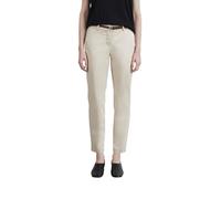 Comma Hose Chino 7/8 mit Gürtel Damen Beige Größe 42