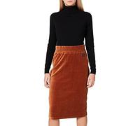 Comma CI Damen lang Rock, 8757 Nougat, 34