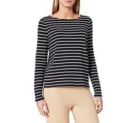 Comma CI Damen Langarm T-Shirt, 59G0 Jersey Stripe Marine, 36