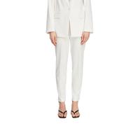 Cigarette-Pants aus Viskose-Stretch weiß 42
